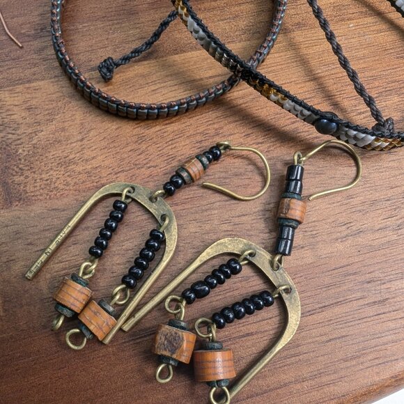 Vintage to Now Jewelry Lot - Boho Beach Neutrals - Picture 11 of 16